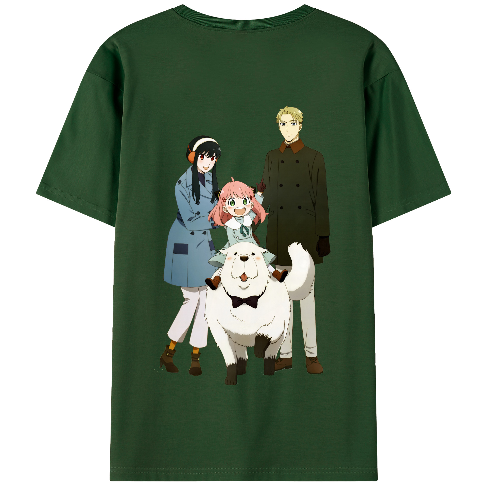 （画像用） SPY×FAMILY间谍家家酒 綿100％半袖Tシャツ（背面プリント）